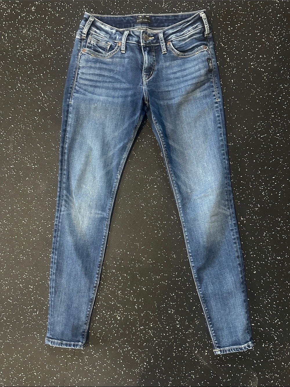 Silver Jeans Women's Skinny Jeans - Blue Wash